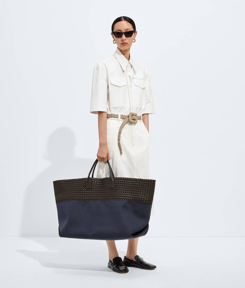 Maxi Cabat Mare da Uomo in Midnight/espresso Bottega Veneta Italia IT - Image 2