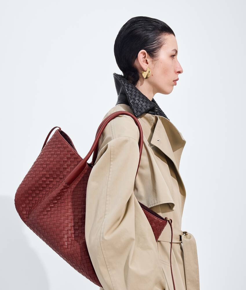 Pinacoteca grande para Mujer en Rust/deep mahogany Bottega Veneta M&eacute;xico ES - Image 2