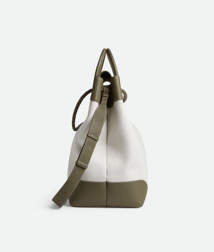 加大号Andiamo旅行包 为 男士 在 自然色/柏树绿 Bottega Veneta 新加坡 ZH - Image 4