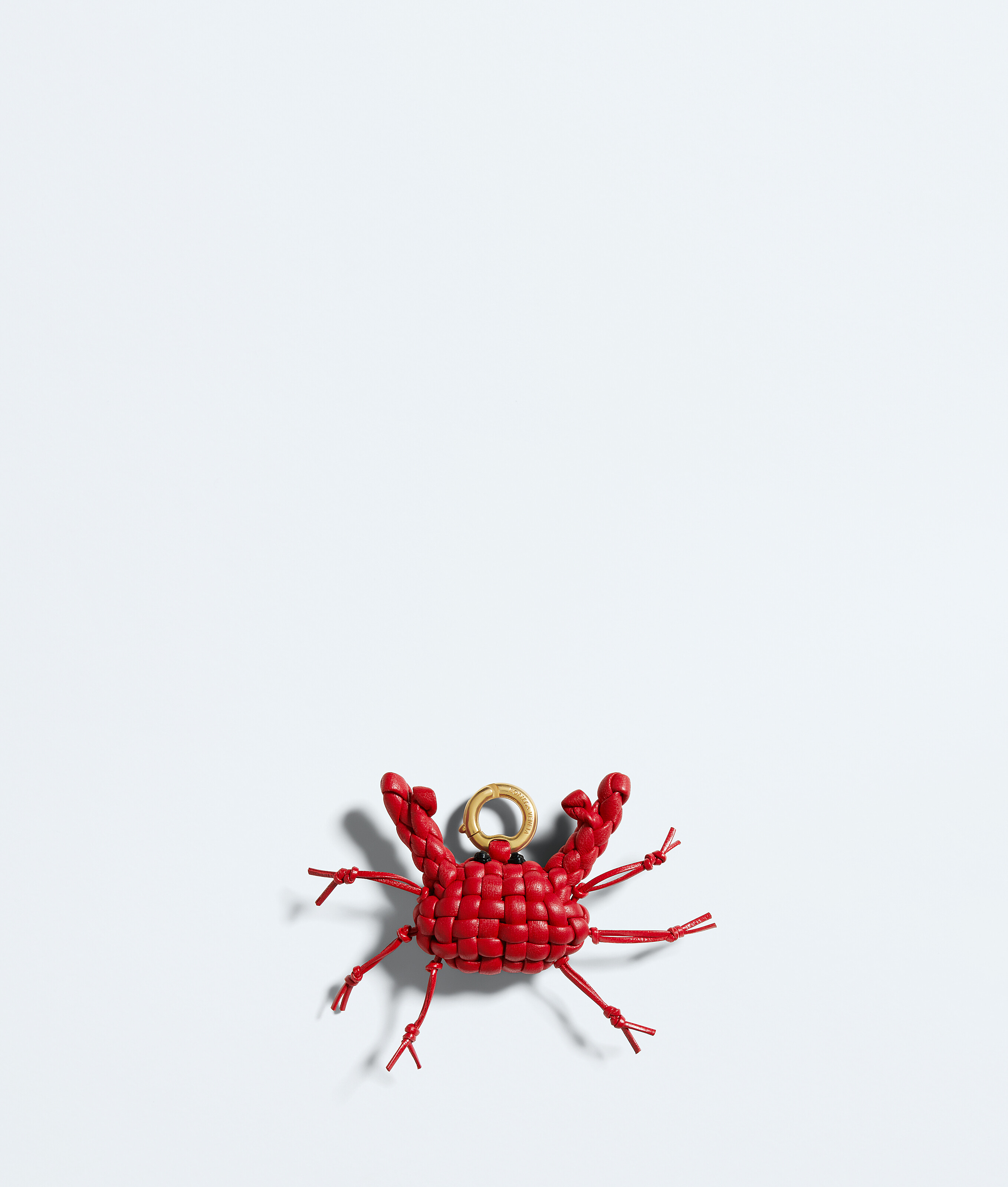 Men's Crab Charm with Hook in Cardinal/black | Bottega Veneta US