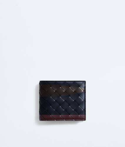 Intrecciato Bi-Fold Wallet With Coin Purse