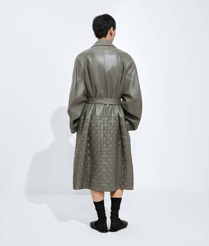 Men's Leather Coat  in Desert taupe Bottega Veneta Latvia EN - Image 3