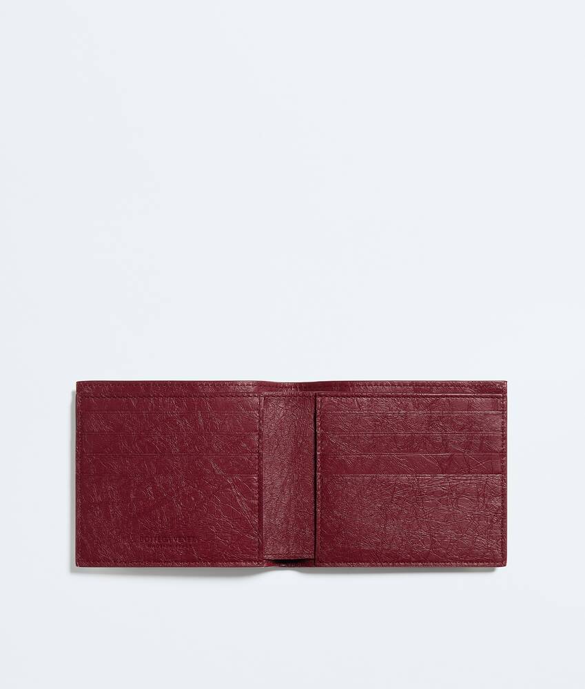 Men's  Woven Mycelium Bi-Fold Wallet in Lava red Bottega Veneta Zimbabwe EN - Image 2