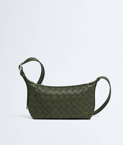 Men's Traveler Phone Pouch in Bark green Bottega Veneta Italy EN - Image 1