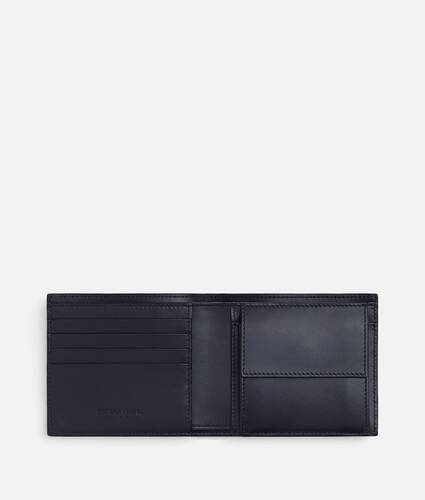 Intrecciato Bi-Fold Wallet With Coin Purse