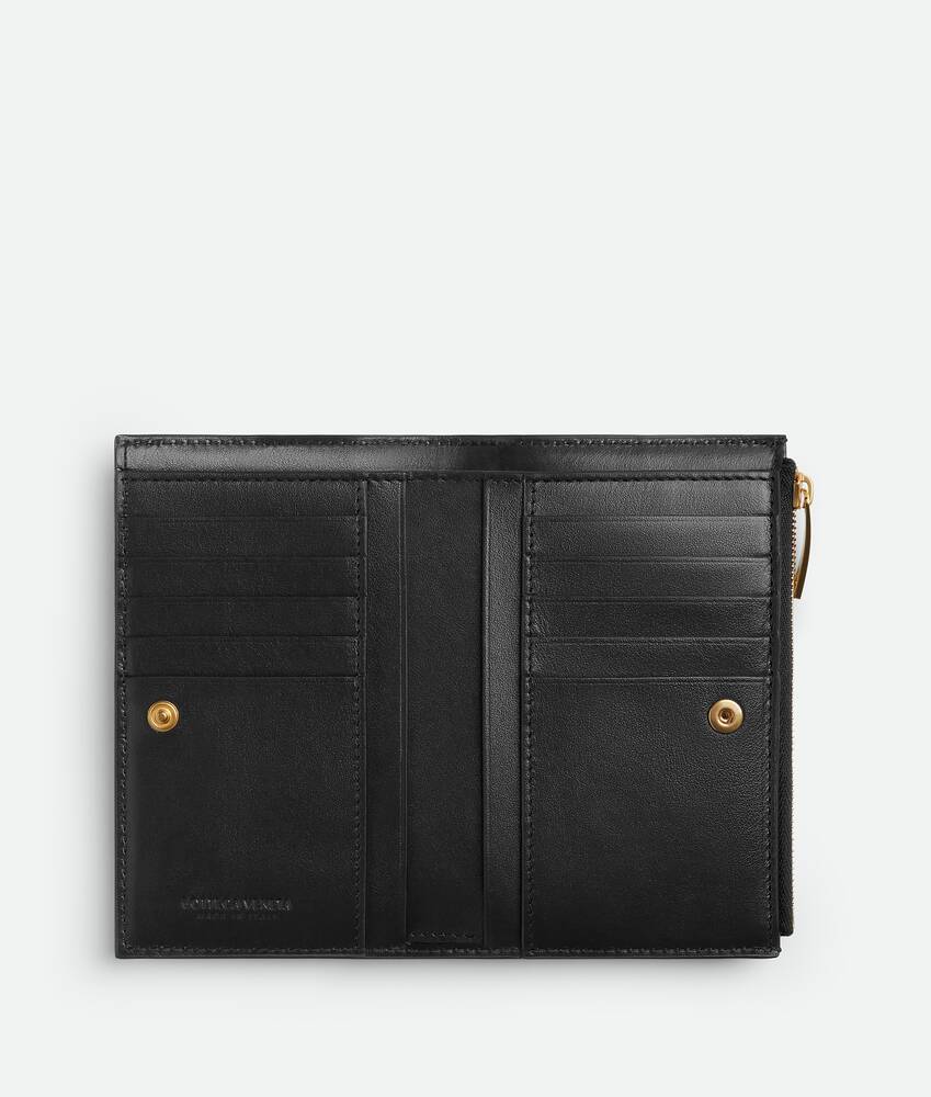 Women's Cassette Medium Bi-Fold Wallet in Black Bottega Veneta United Kingdom EN - Image 2