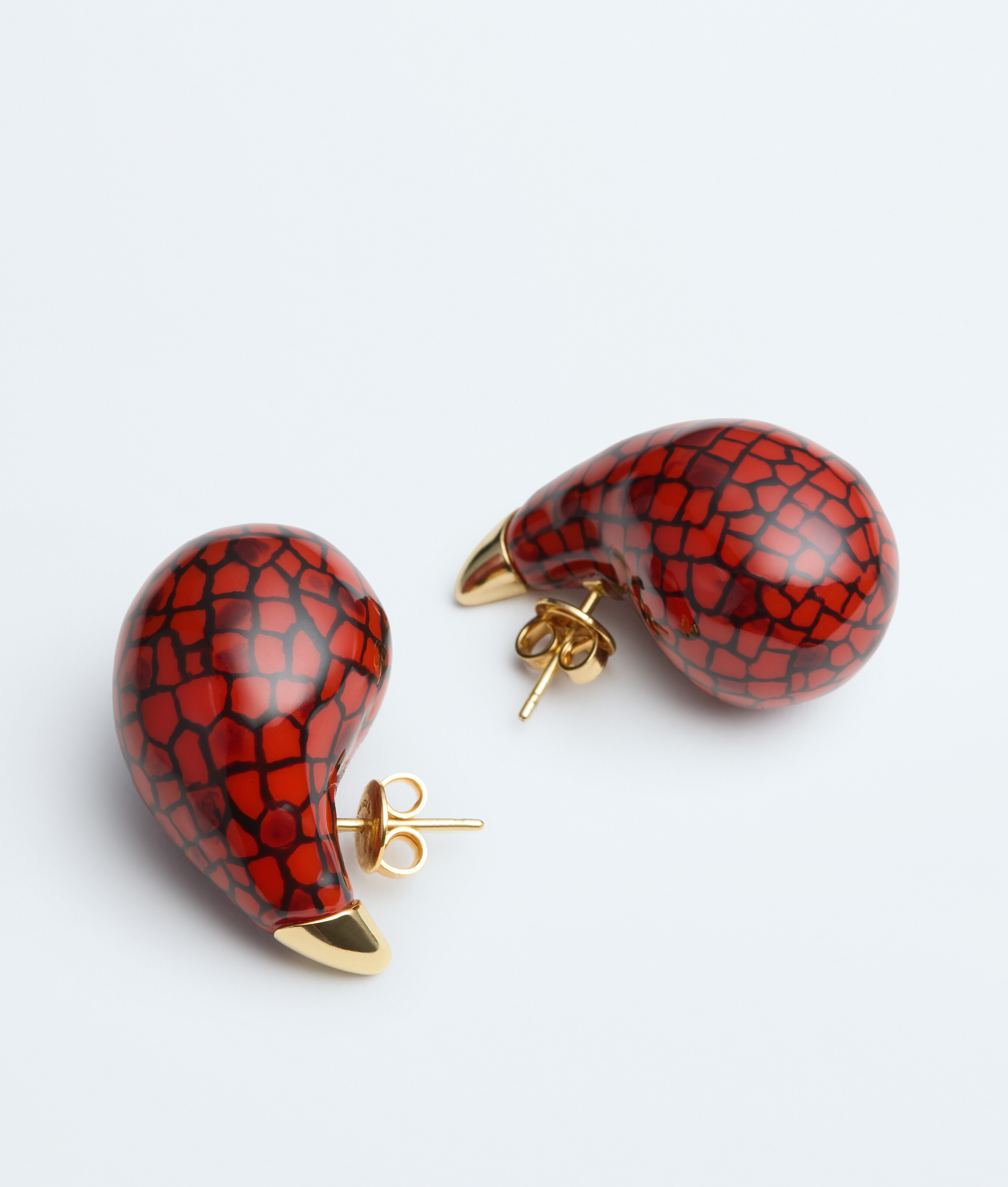 Women's Small Drop Earrings in Crave/black Bottega Veneta Luxembourg EN - Image 4
