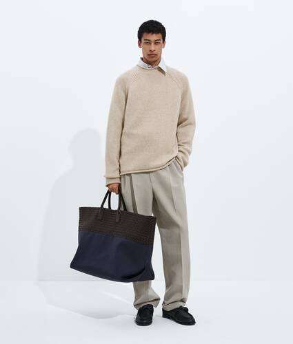 Maxi Cabat Mare da Uomo in Midnight/espresso Bottega Veneta Italia IT - Image 5