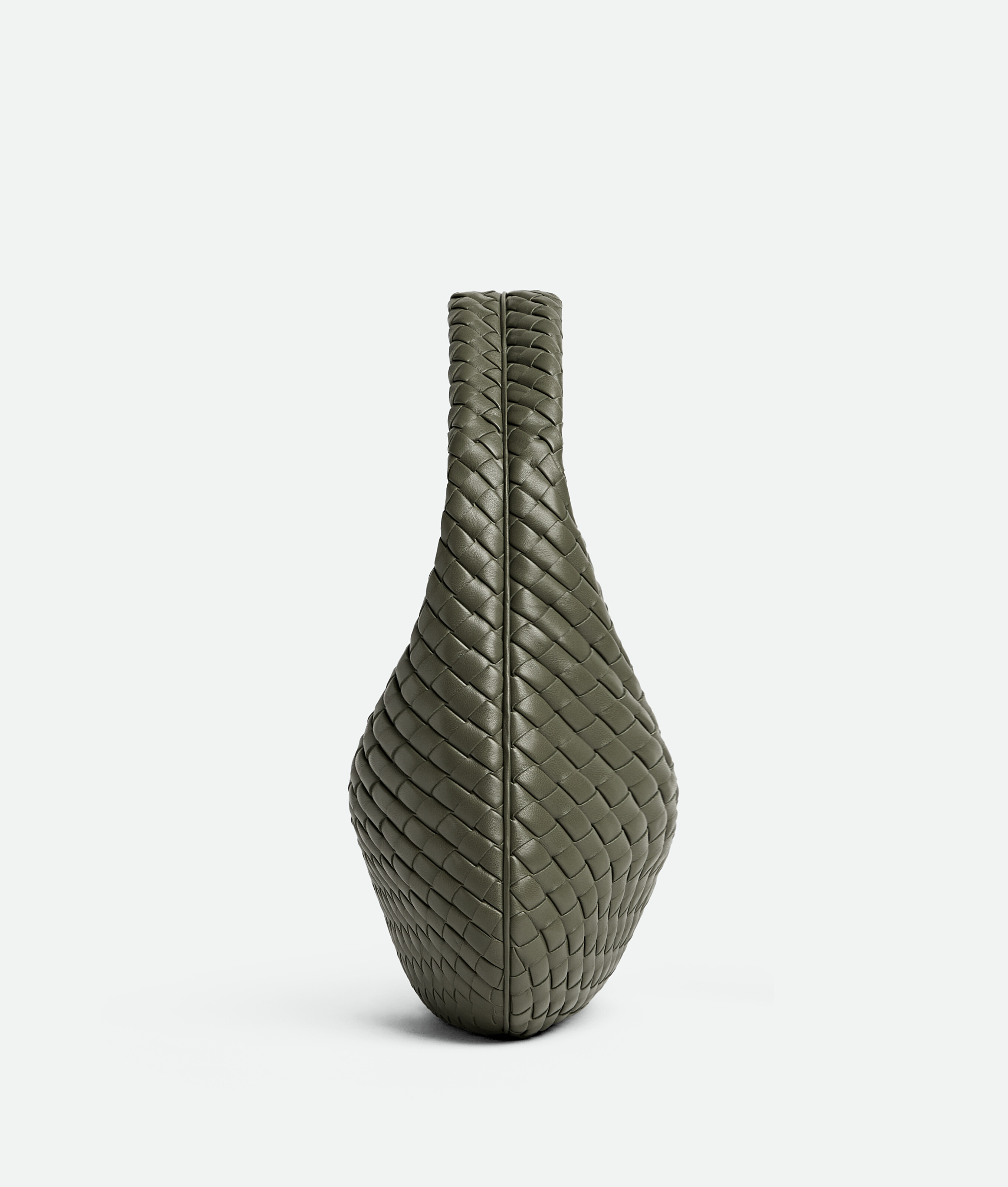 Bottega Veneta Womens Pickle-silver Veneta Small Leather Hobo Bag In Green