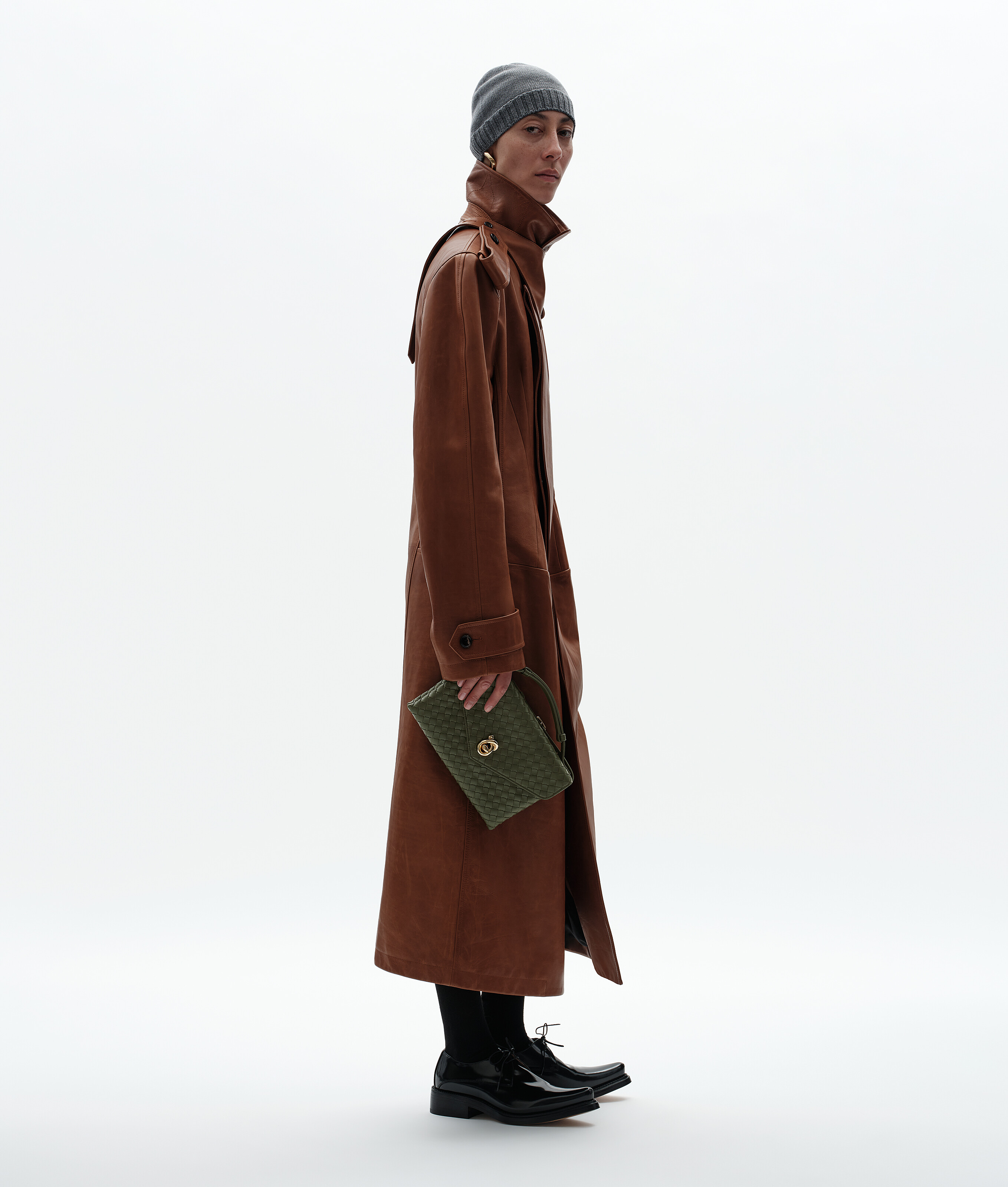 Women's Knot Lock in Bark green Bottega Veneta United States EN - Image 5