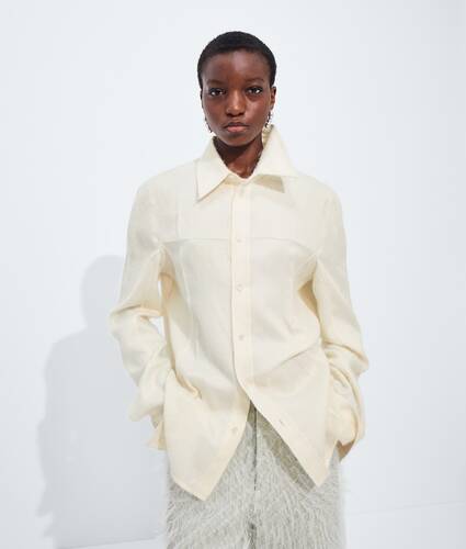 Camicia in mohair e seta da Donna in Rice Bottega Veneta Italia IT - Image 1