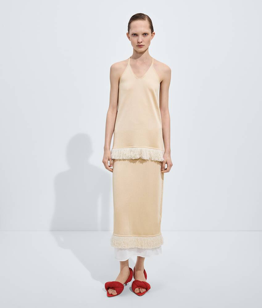 Haut en maille de soie pour Femme en Prosecco Bottega Veneta France FR - Image 4