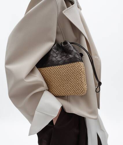Women's Dustbag in Espresso/natural Bottega Veneta Brazil EN - Image 5