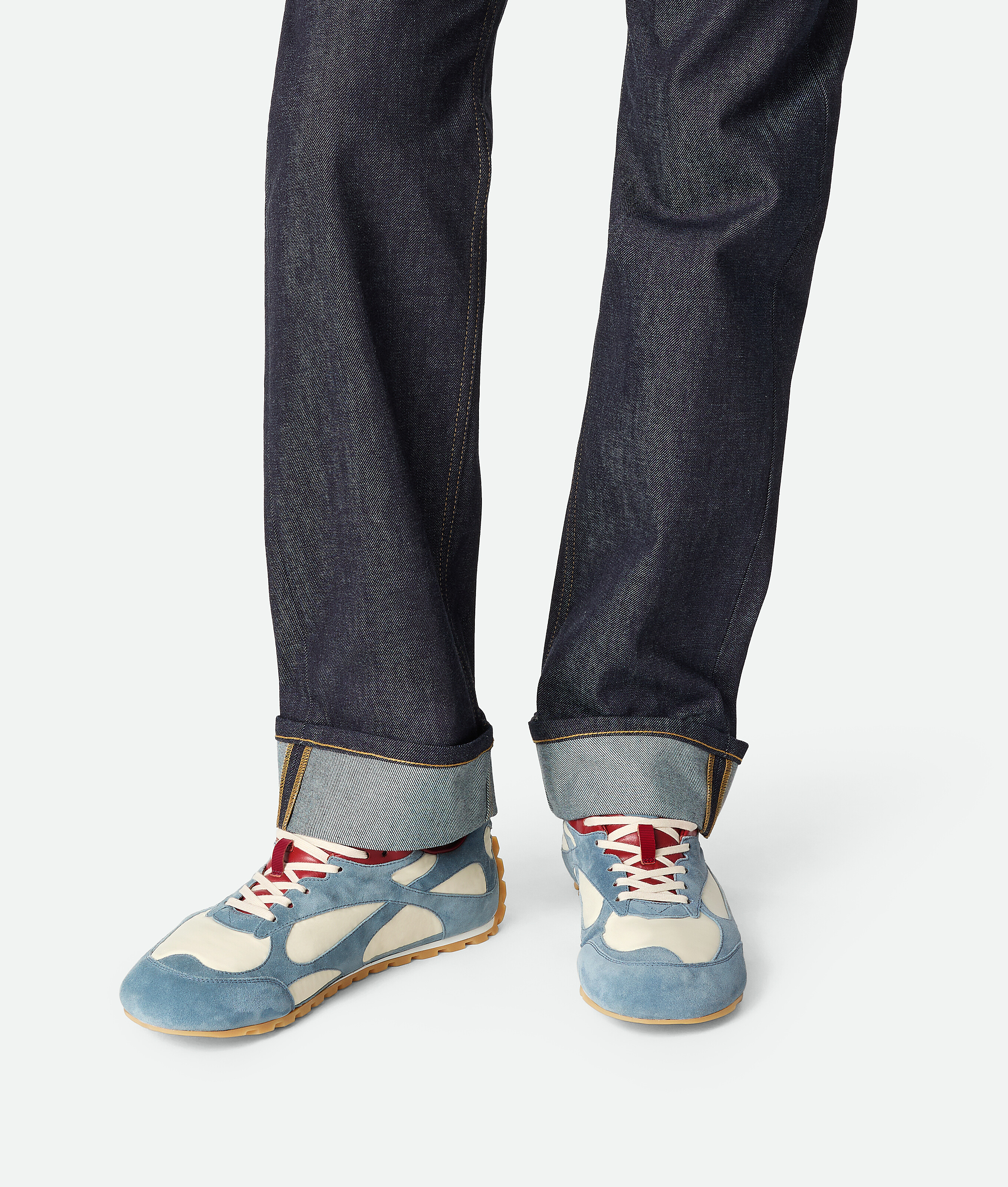 Bottega Veneta Orbit Flash Sneaker In Blue