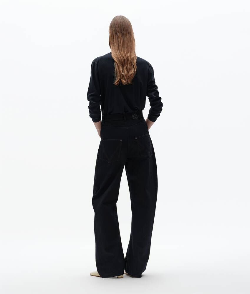 Women's Wool Underpinning Cardigan  in Midnight blue Bottega Veneta Latvia EN - Image 3