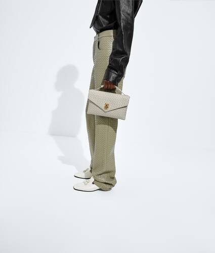 Women's Knot Lock in Silica gray Bottega Veneta Brazil EN - Image 2