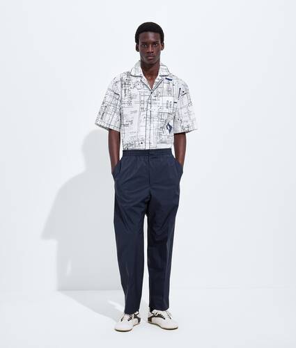 科技长裤  为 男士 在 深海军蓝 Bottega Veneta 美国 ZH - Image 1