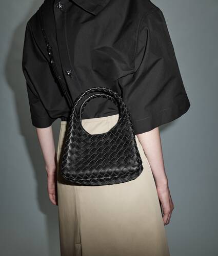 Women's Baby Campana in Black Bottega Veneta Singapore EN - Image 5