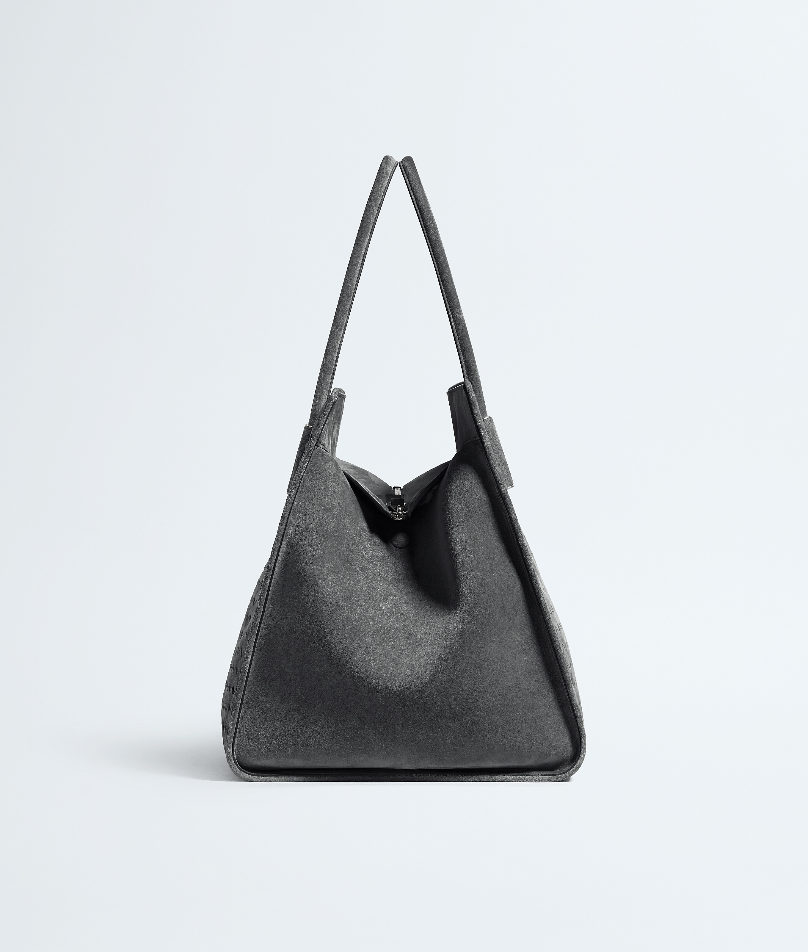 Barbara tote grande da Donna in Obsidian grey Bottega Veneta Italia IT - Image 4