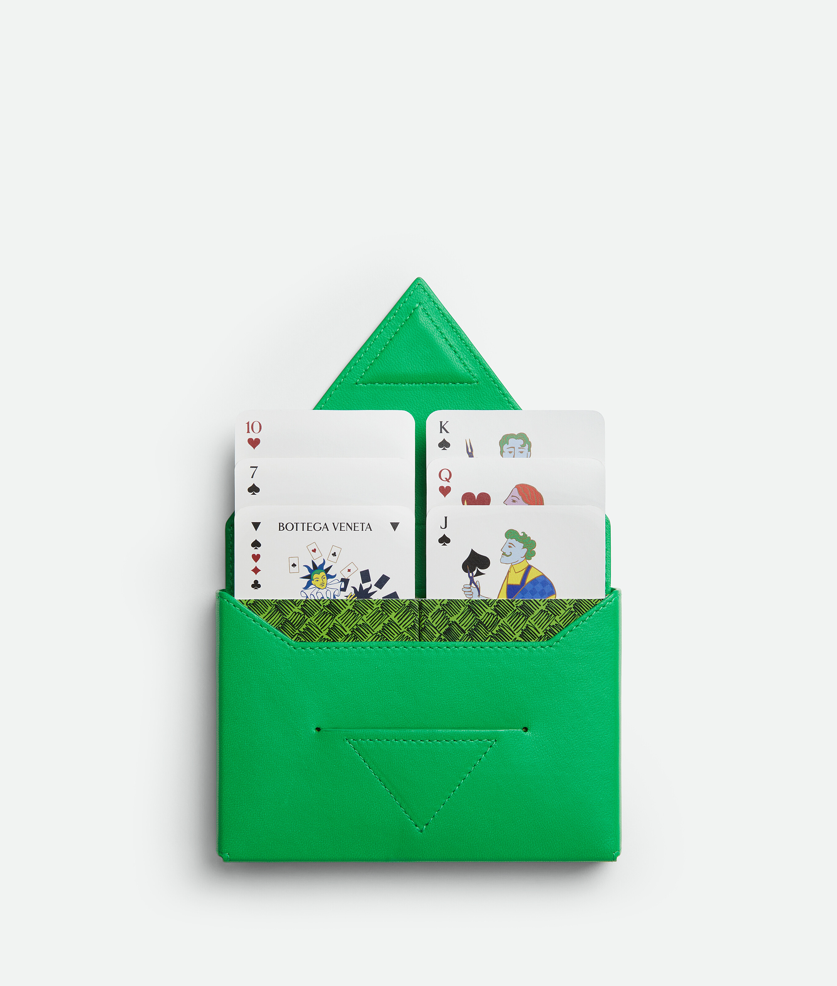 Bottega Veneta Playing Cards In Green