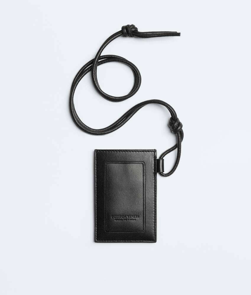 Porta badge Cassette da Donna in Black Bottega Veneta Italia IT - Image 3