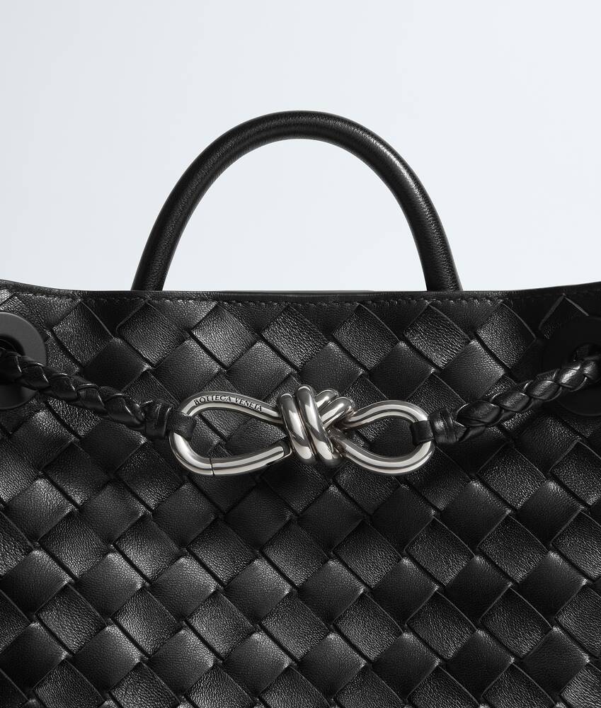Women's Small Andiamo in Black Bottega Veneta South Korea EN - Image 7
