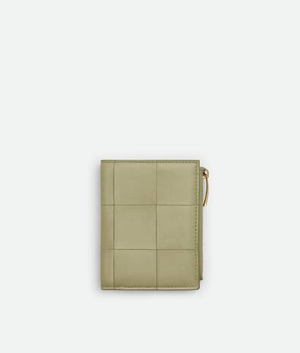 Women's Cassette Small Bi-Fold Wallet in Travertine Bottega Veneta Canada EN - Image 1
