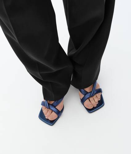 Women's Riva Strap Sandal in Space blue Bottega Veneta Malaysia EN - Image 2