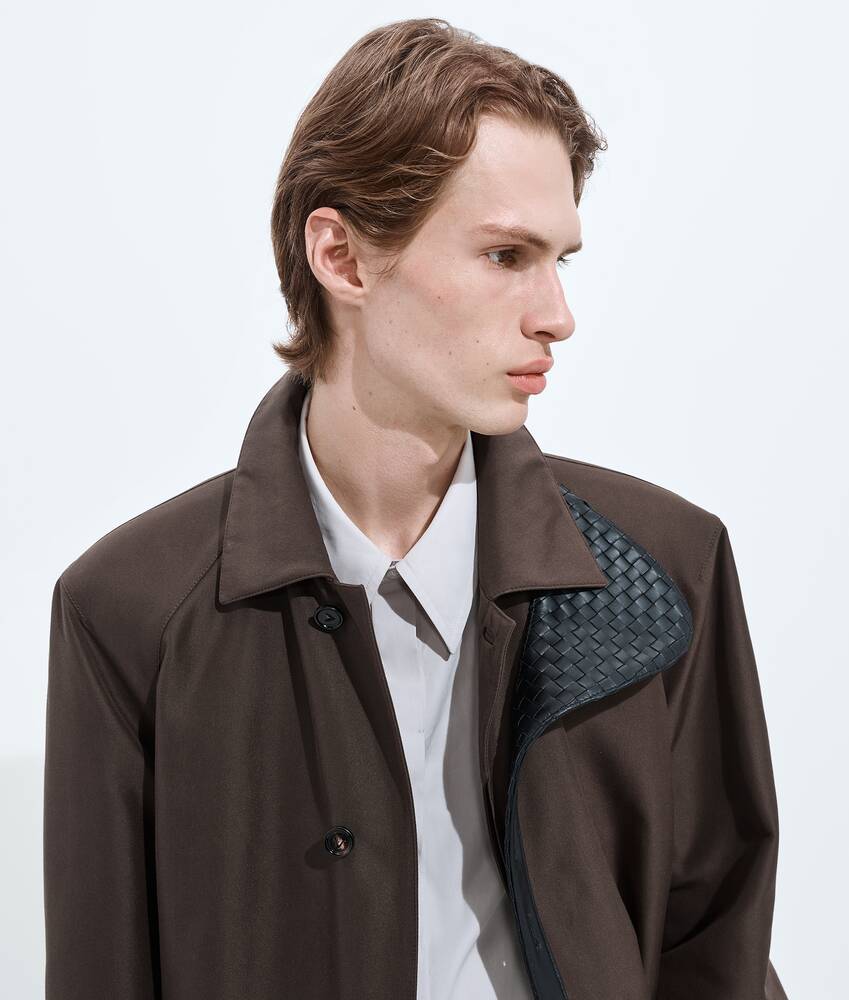 Display a large version of the product image 5 - Silk and Nylon Trench Coat