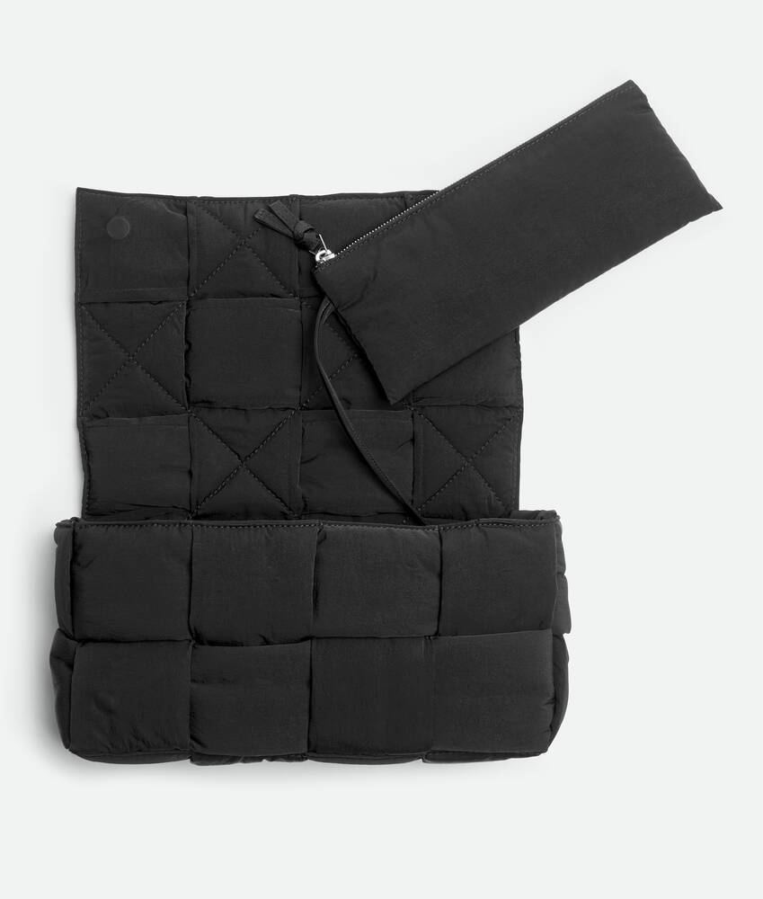 Padded Tech Cassette in Black Bottega Veneta Italy EN - Image 2