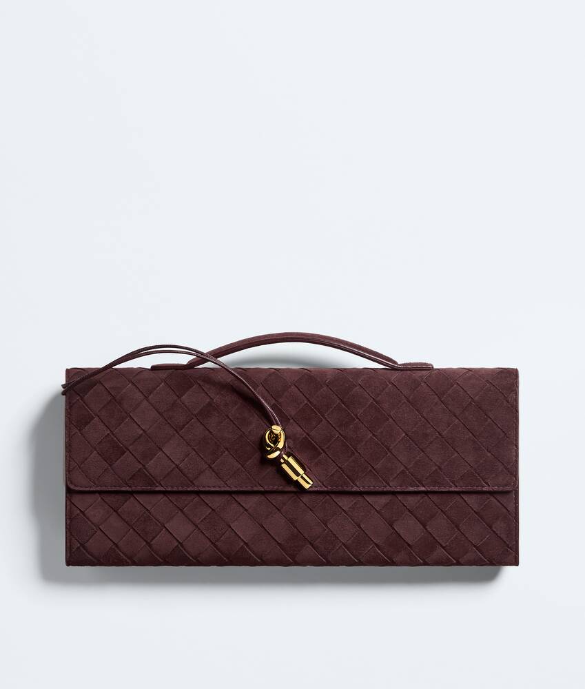 Andiamo Clutch in Deep Mahogany