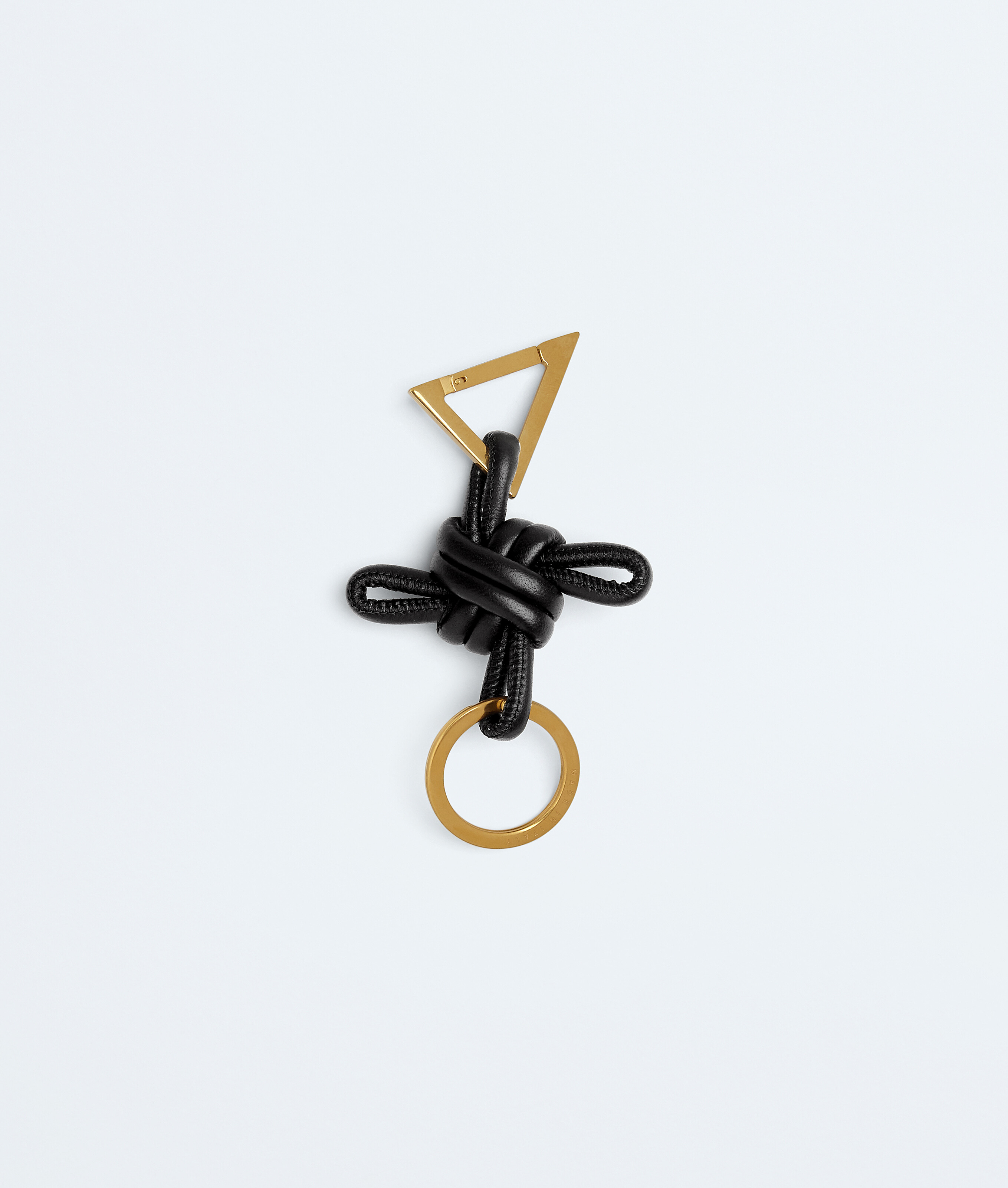 Women's Double Knot Key Ring in Black Bottega Veneta Canada EN - Image 2
