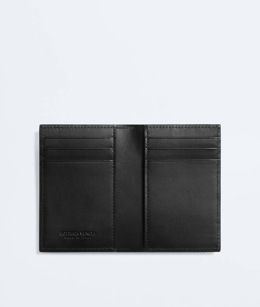 Men's Intrecciato Flap Card Case in Black/shamrock Bottega Veneta Hong Kong SAR China EN - Image 2