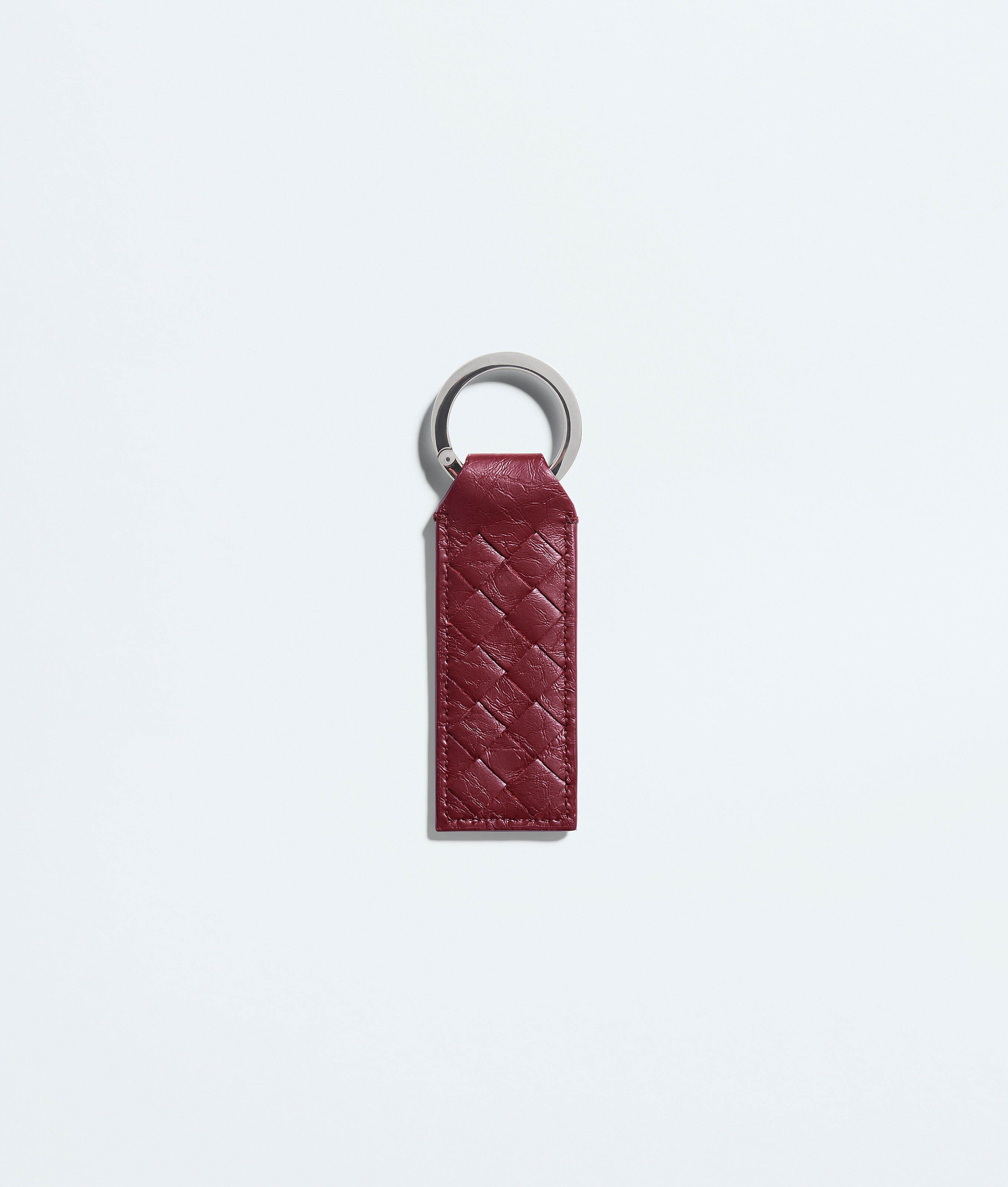 Men's Woven Mycelium Key Ring in Lava red Bottega Veneta Portugal EN - Image 2