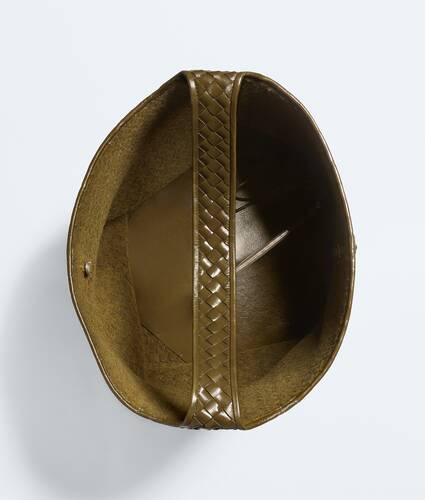 Ele's Bolsa Bucket Triangolo Grande em Olive oil Bottega Veneta Brasil PT - Image 3
