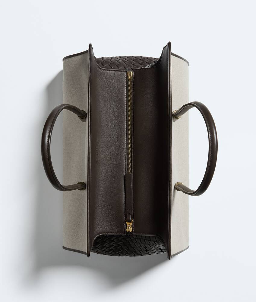Women's Barbara Tote in Natural/espresso Bottega Veneta Poland EN - Image 6