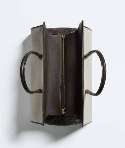 Women's Barbara Tote in Natural/espresso Bottega Veneta Poland EN - Image 6