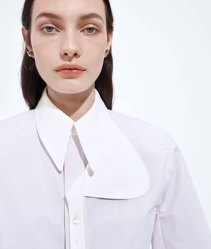 Cotton Oxford Belted Shirt