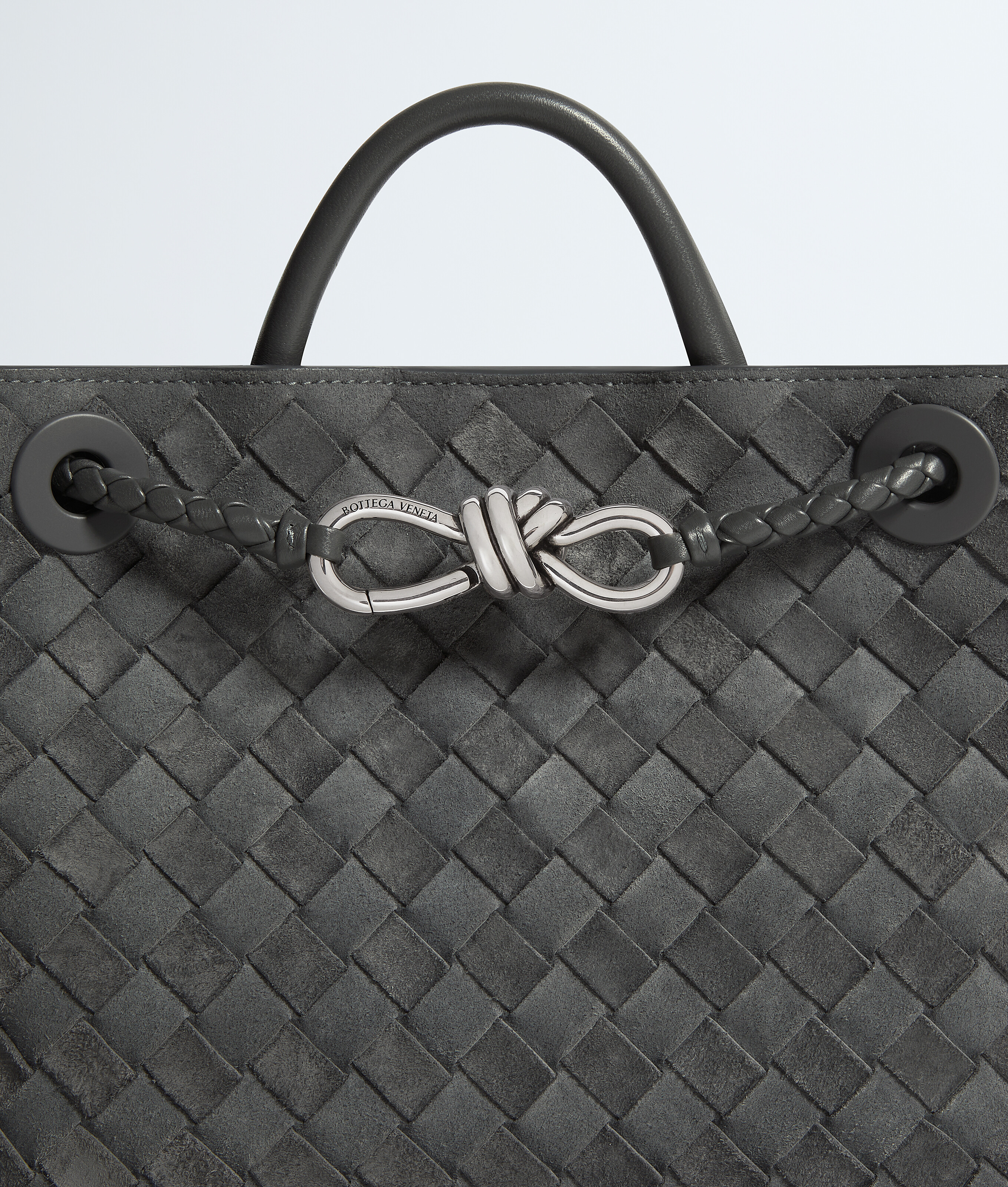 Women's Small Andiamo in Obsidian gray Bottega Veneta United States EN - Image 8