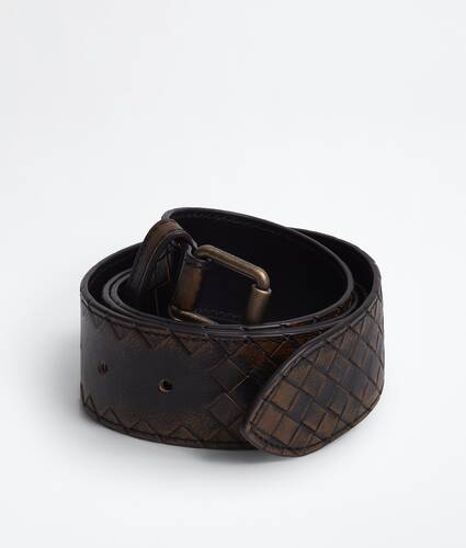 Women's Johnny Belt in Black/brown Bottega Veneta Denmark EN - Image 3