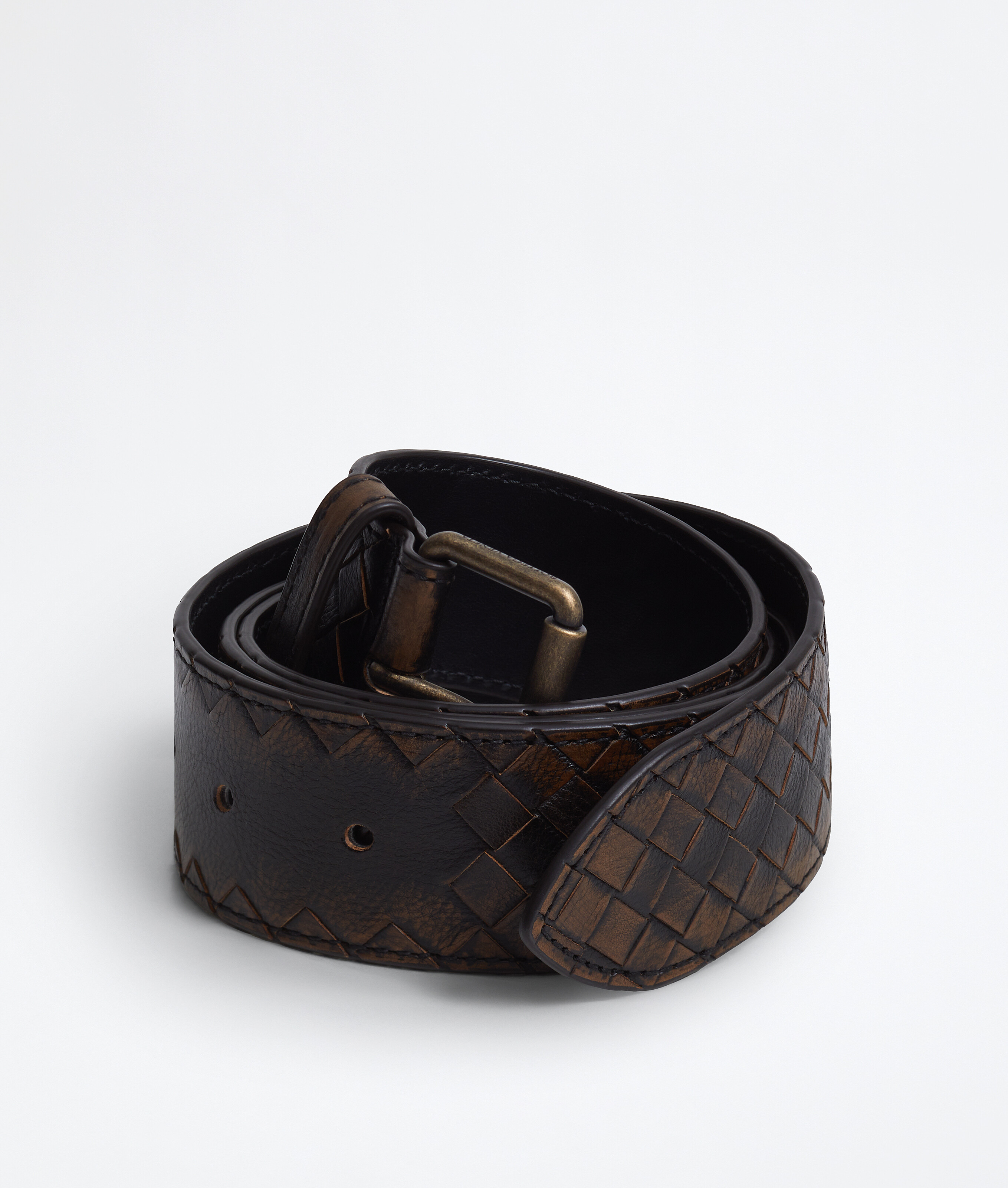 Women's Johnny Belt in Black/brown Bottega Veneta Luxembourg EN - Image 3