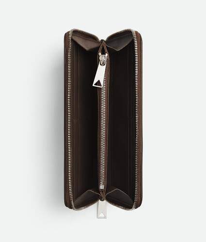 Intrecciato Zip Around Wallet
