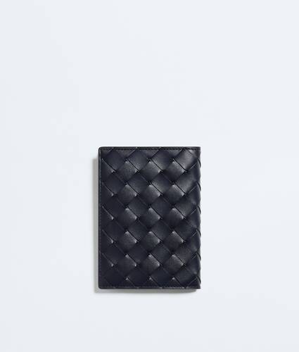 Men's Intrecciato Passport Case in Midnight/taxi Bottega Veneta Bulgaria EN - Image 3