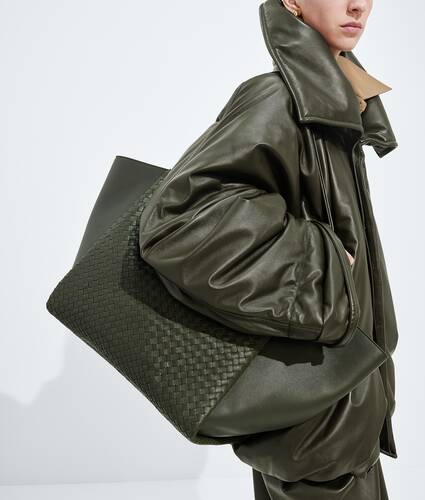 Women's Maxi Corso in Bark green Bottega Veneta United States EN - Image 6