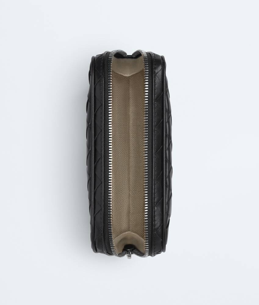 Men's Intrecciato Small Organizer in Black Bottega Veneta France EN - Image 3