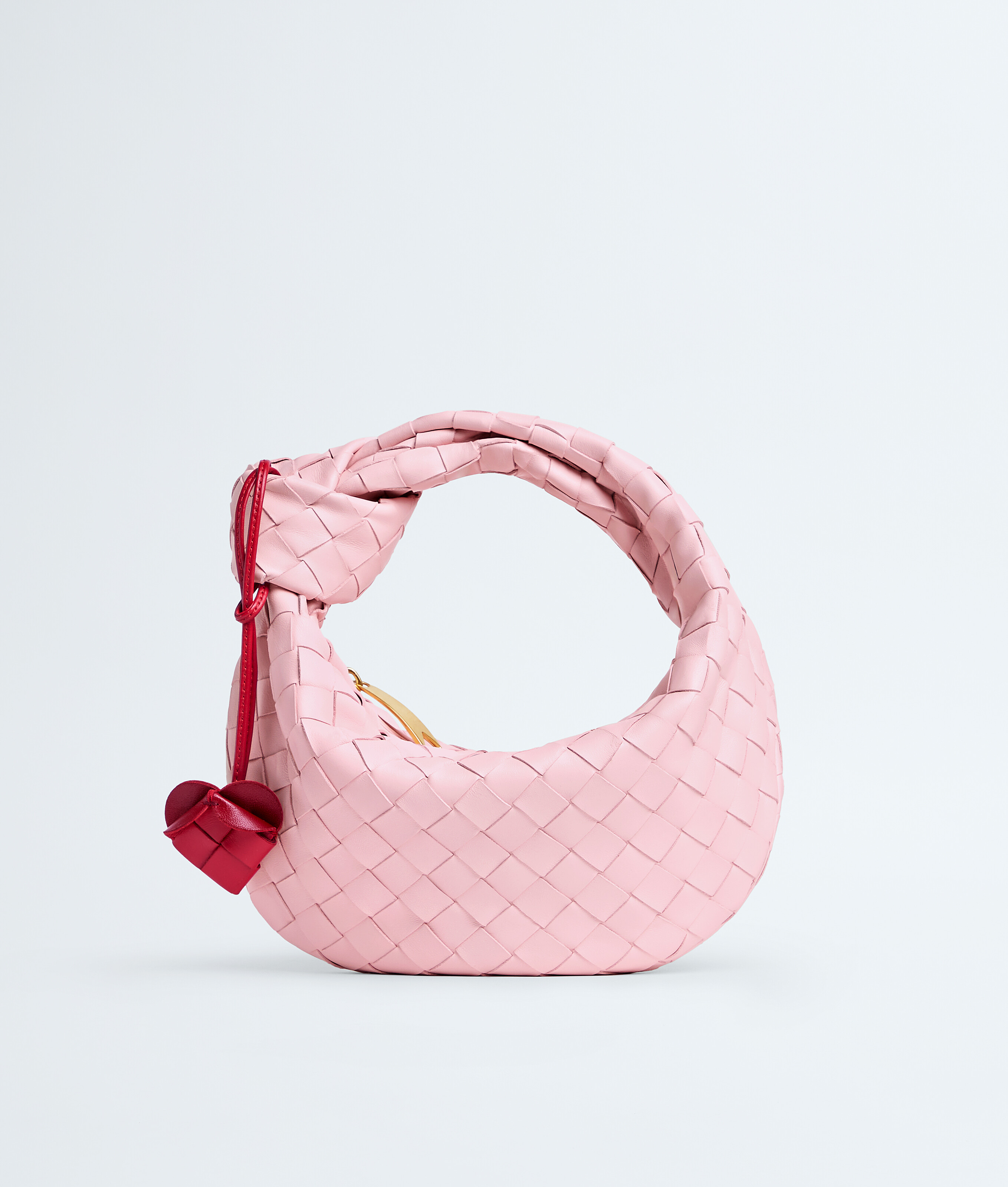 Women's Mini Jodie in Rose petal/lipstick | Bottega Veneta US