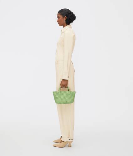 Women's Mini Cabat in Pistachio Bottega Veneta Brazil EN - Image 4