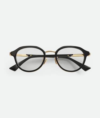 Forte Panthos Eyeglasses in Black/transparent Bottega Veneta Germany EN - Image 1