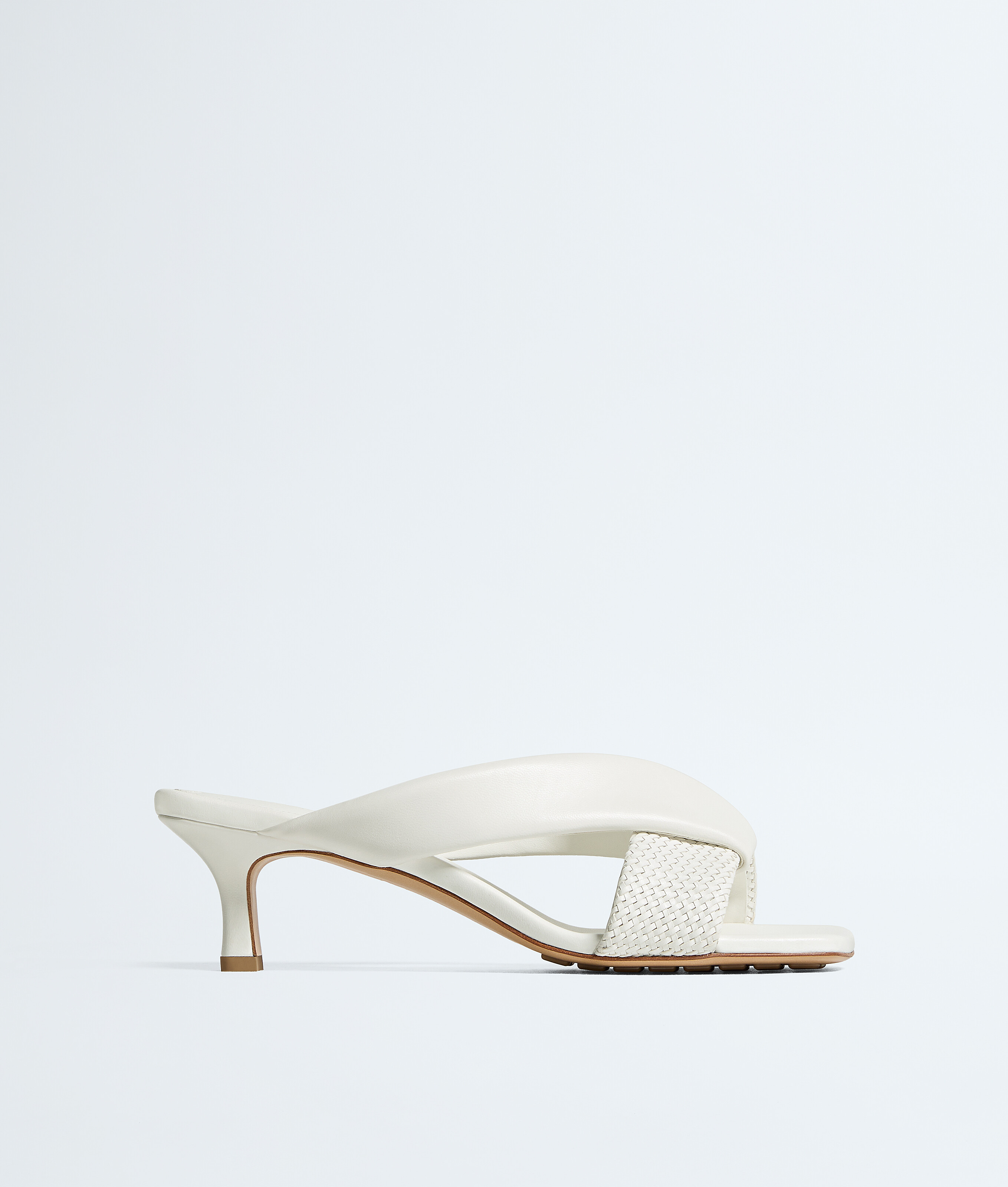 Women's Riva Mule in Alabaster | Bottega Veneta US