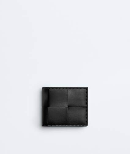 Men's Cassette Bi-Fold Wallet With Coin Purse in Black/parakeet Bottega Veneta Macao SAR China EN - Image 1